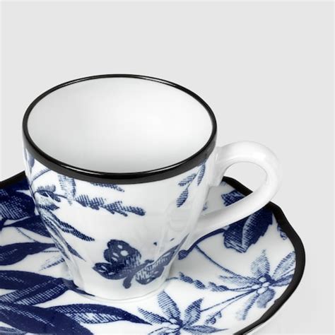 Gucci Herbarium coffee cup and saucer, set of two